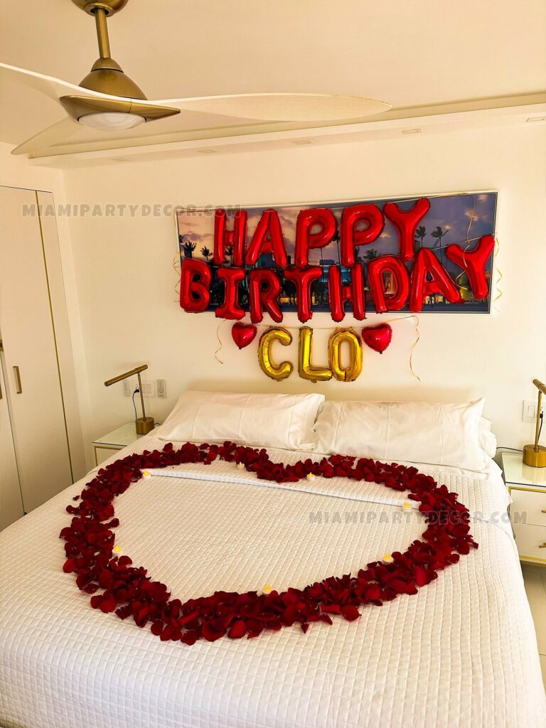 Happy Birthday Romantic Room Decoration - Image 4