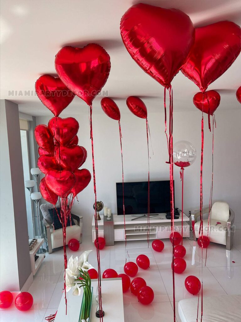 product surprise romantic room decoration miami party decor 5 v 1