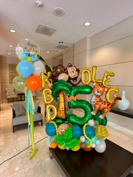 Tropical Birthday - Balloon Sculpture