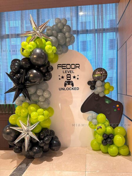 Video Game Party Decorations Backdrop