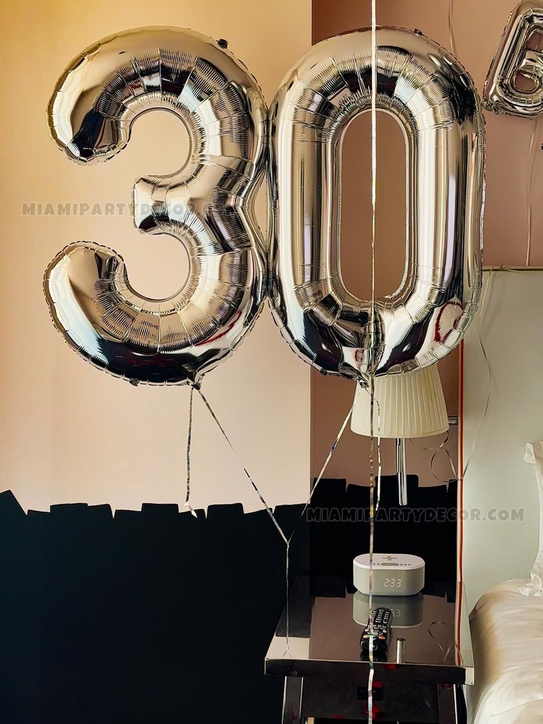 Birthday Room Decoration with Balloons gallery image 2