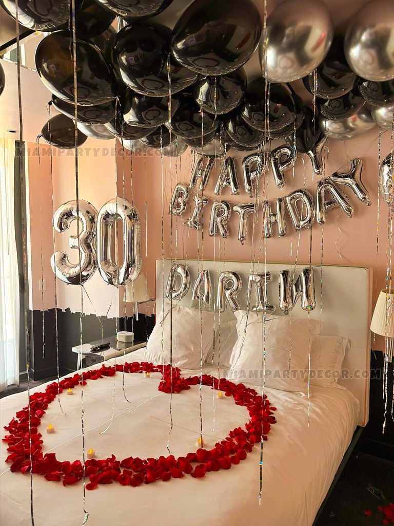 Birthday Room Decoration with Balloons gallery image 3