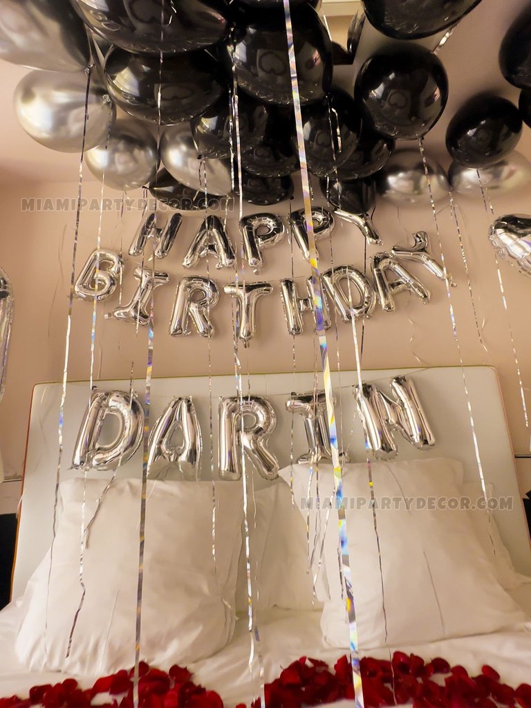 Birthday Room Decoration with Balloons gallery image 4
