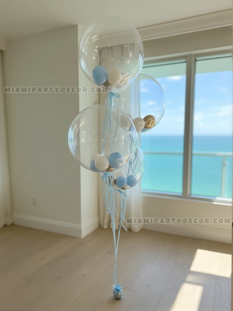Clear Bobo Balloon Bouquet gallery image 3