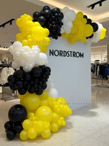 Corporate Balloon Garland Backdrop gallery image 2