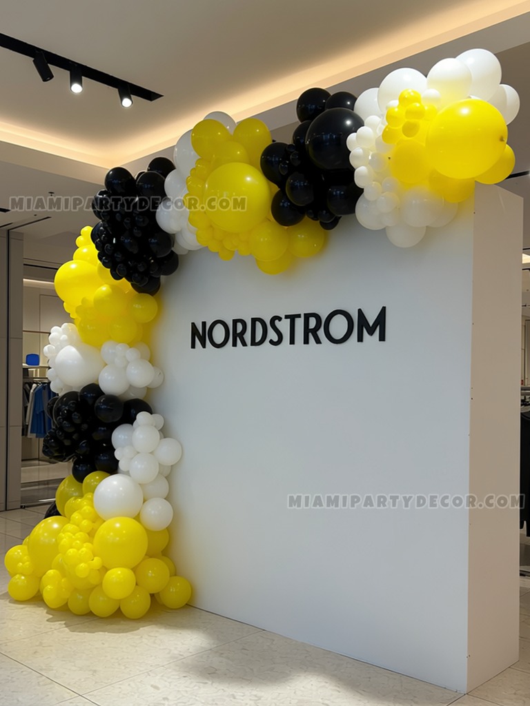 Corporate Balloon Garland Backdrop gallery image 3