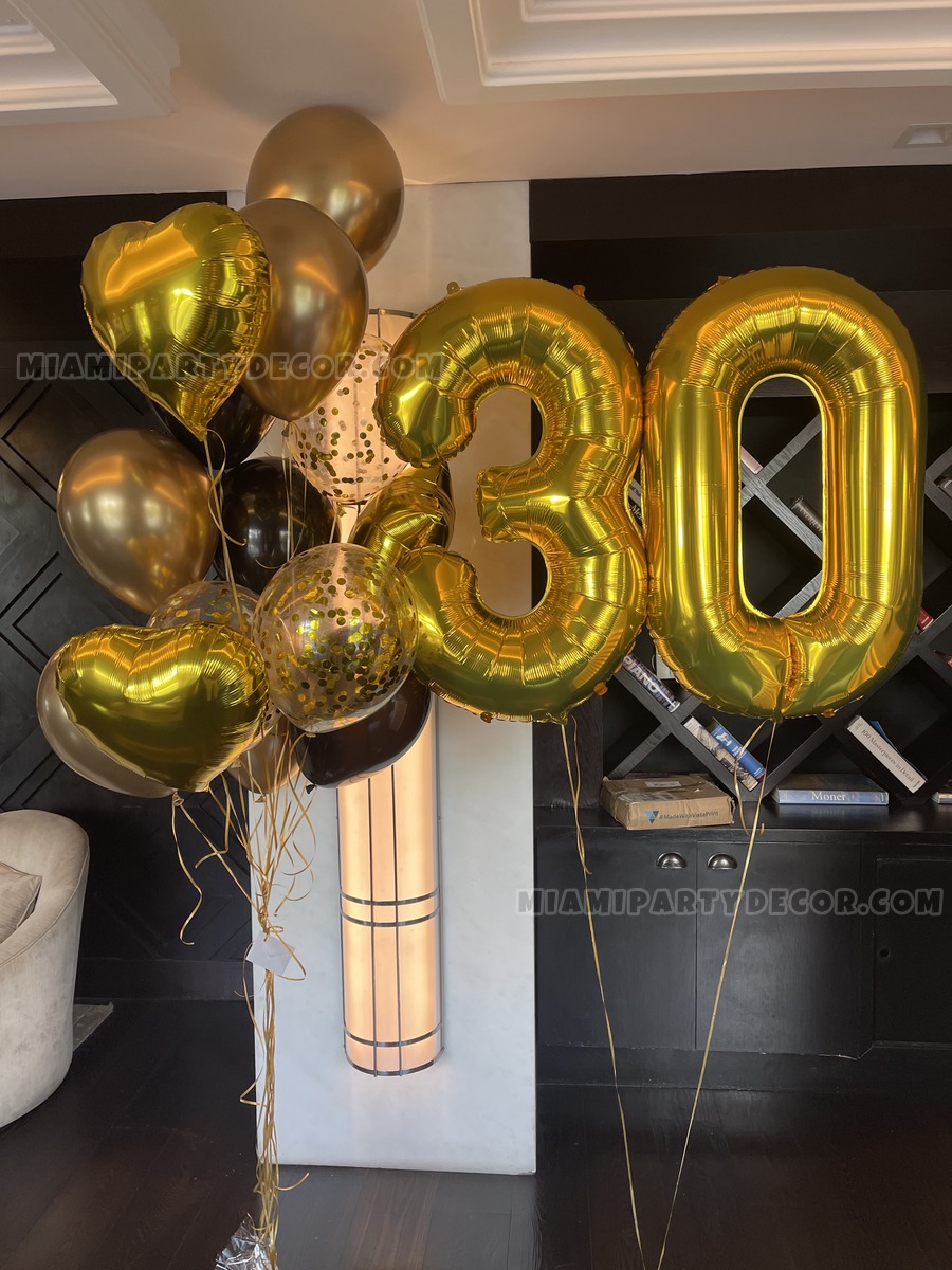 Giant Number Balloons