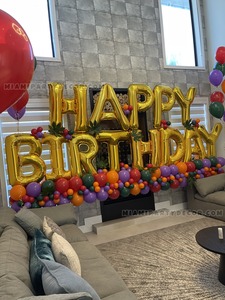 Happy Birthday Balloon Decor gallery image 3