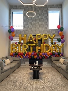 Happy Birthday Balloon Decor