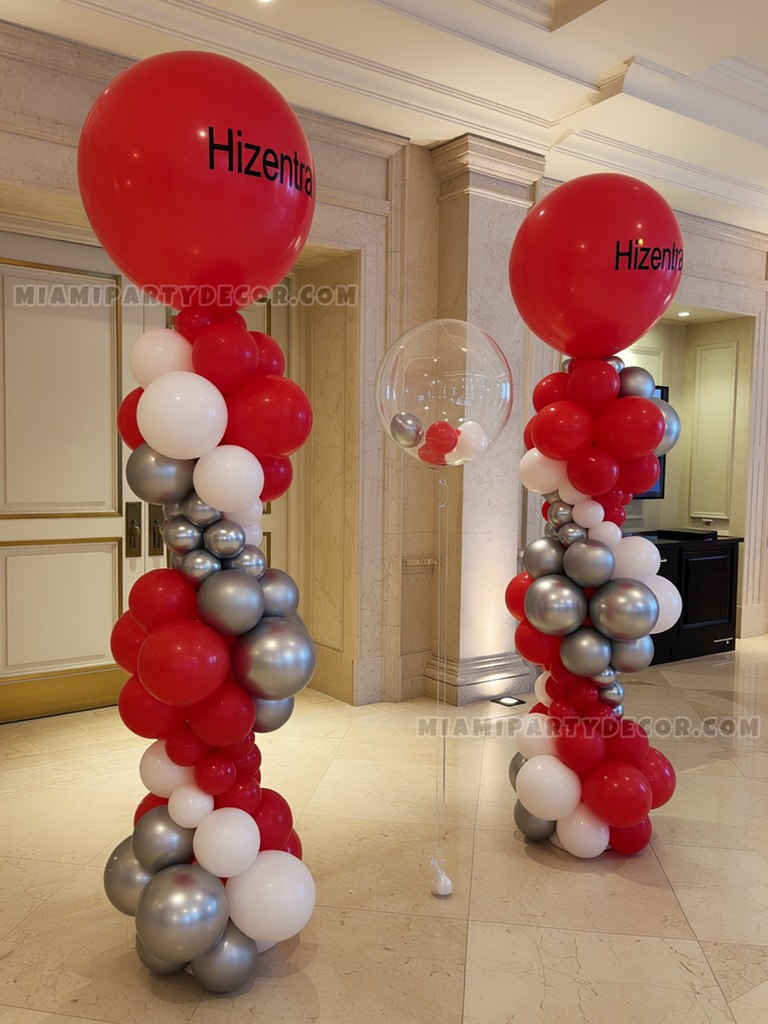 Hizentra Branded Balloon Column Setup gallery image 3
