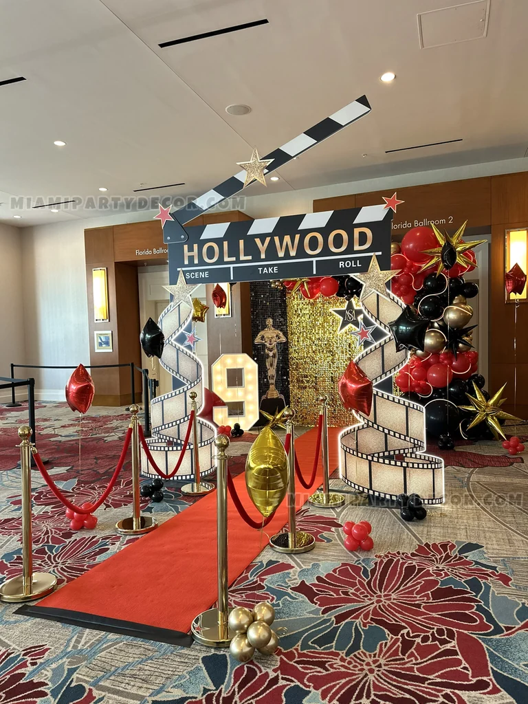 Hollywood Shimmer Backdrop Setup gallery image 2