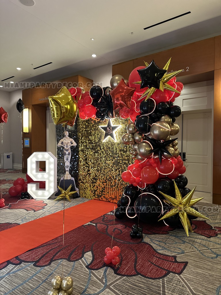 Hollywood Shimmer Backdrop Setup gallery image 6