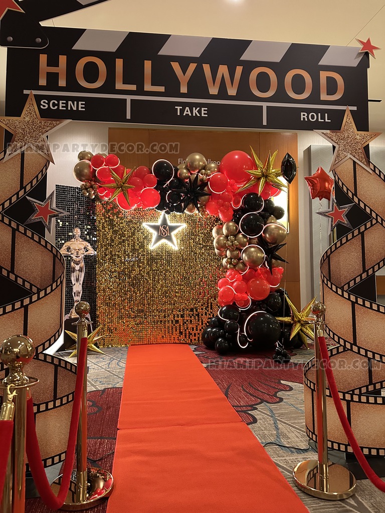 Hollywood Shimmer Backdrop Setup gallery image 7