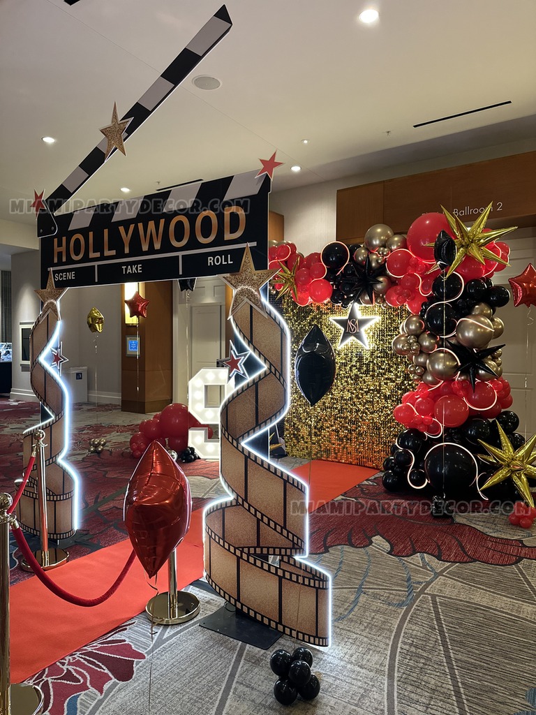 Hollywood Shimmer Backdrop Setup gallery image 8
