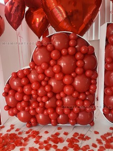 I Love You Heart Balloon Room Decor Setup gallery image 4