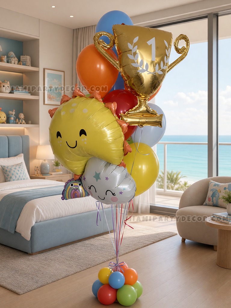 Kids Trophy Balloon Bouquet gallery image 3