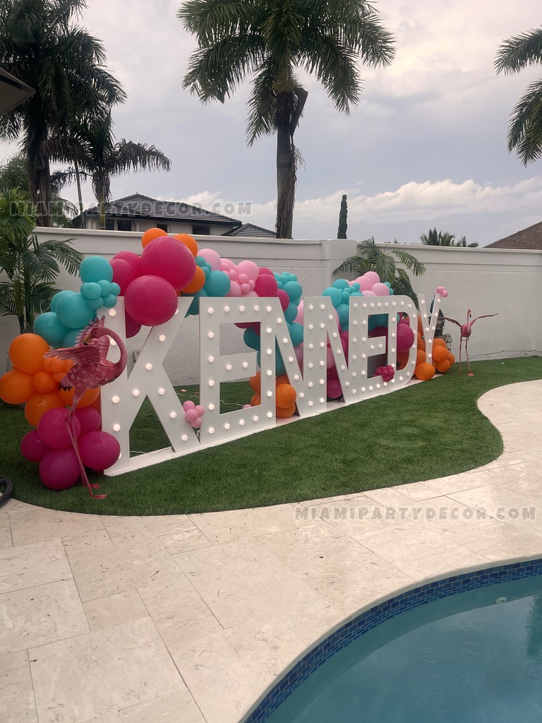 Miami Vice Garland and Marquee Letters gallery image 2