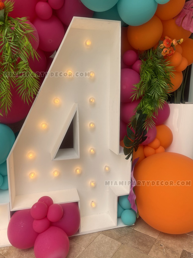 Miami Vice Garland and Marquee Number gallery image 2