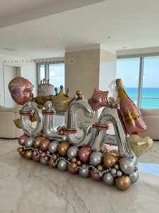 Olga Birthday Balloon Sculpture gallery image 2