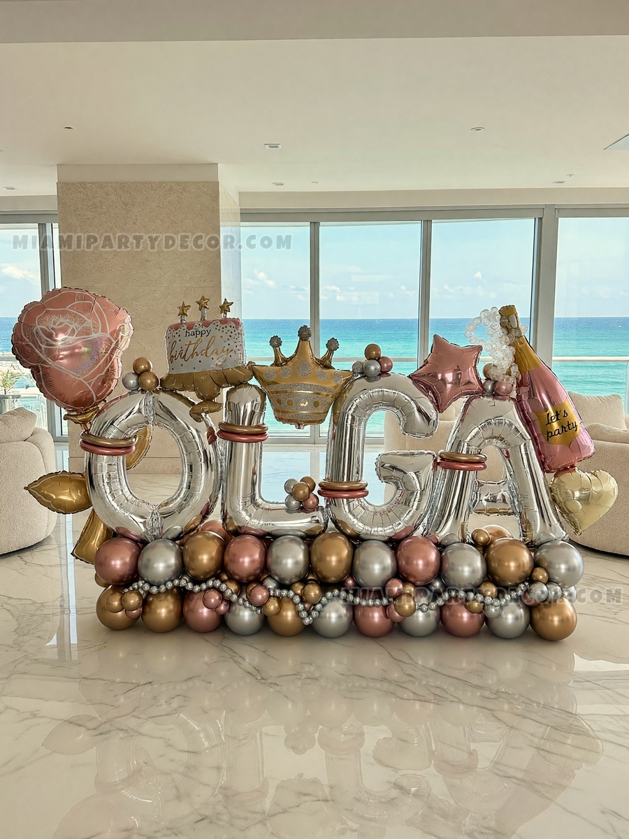 Foil Letter Balloons