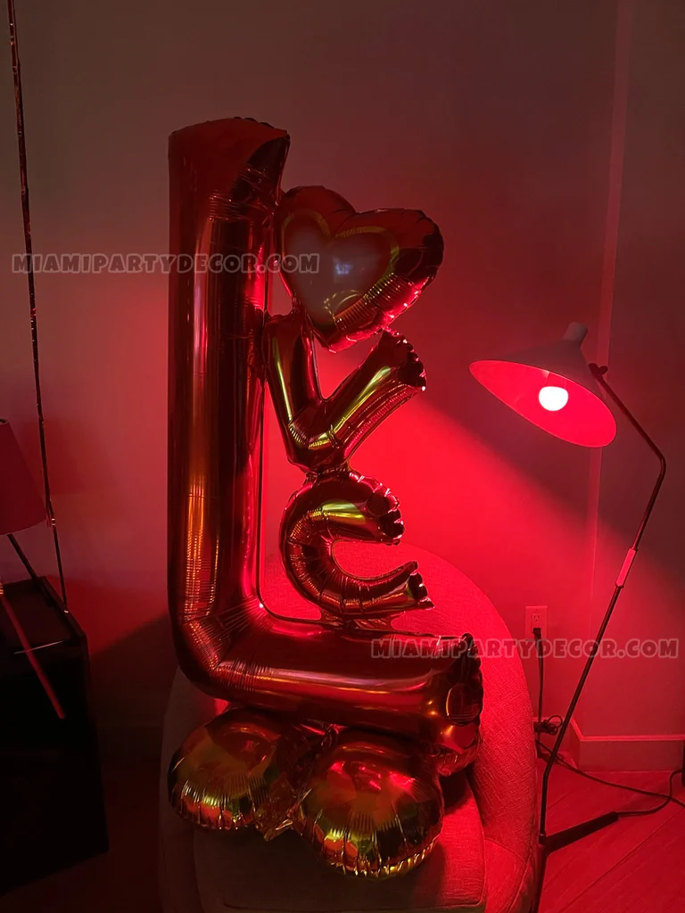 Romantic Valentine Room Decor Setup gallery image 4