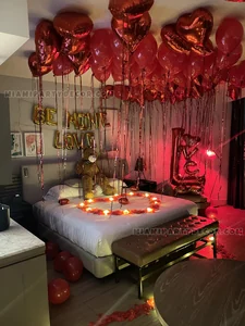 Romantic Valentine Room Decor Setup