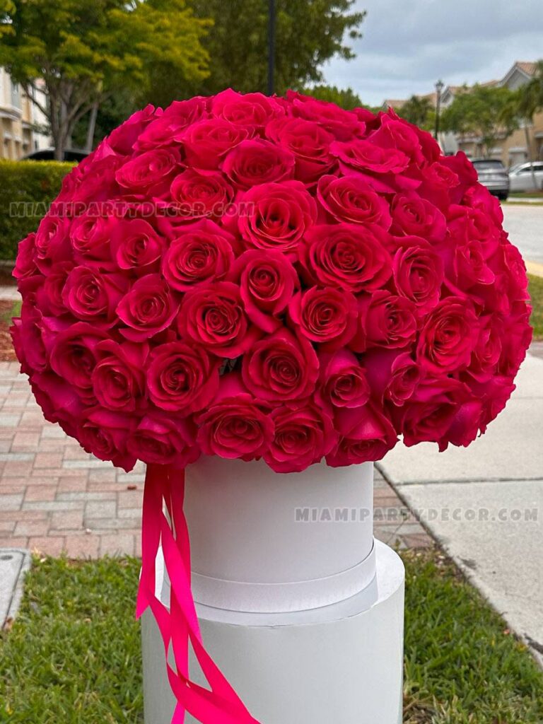 200 Roses Bouquet in Miami Flower Box image 4