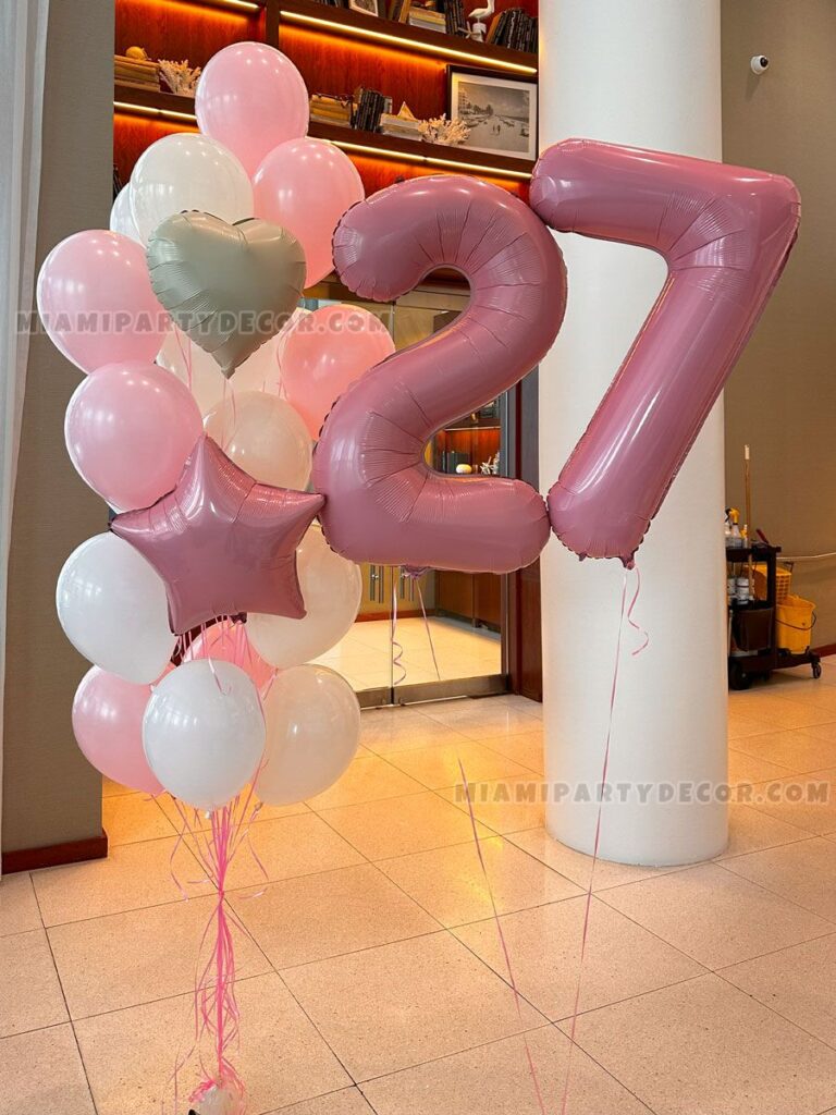 27 Birthday Balloons in Miami for a Chic Celebration