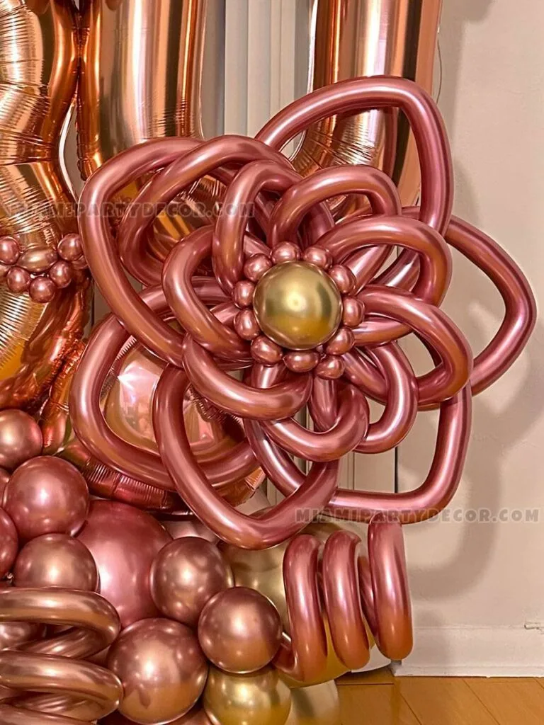30 Birthday Balloons Sculpture in Miami image 4