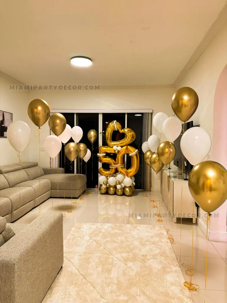 50th Birthday Party Decorations in Miami image 3
