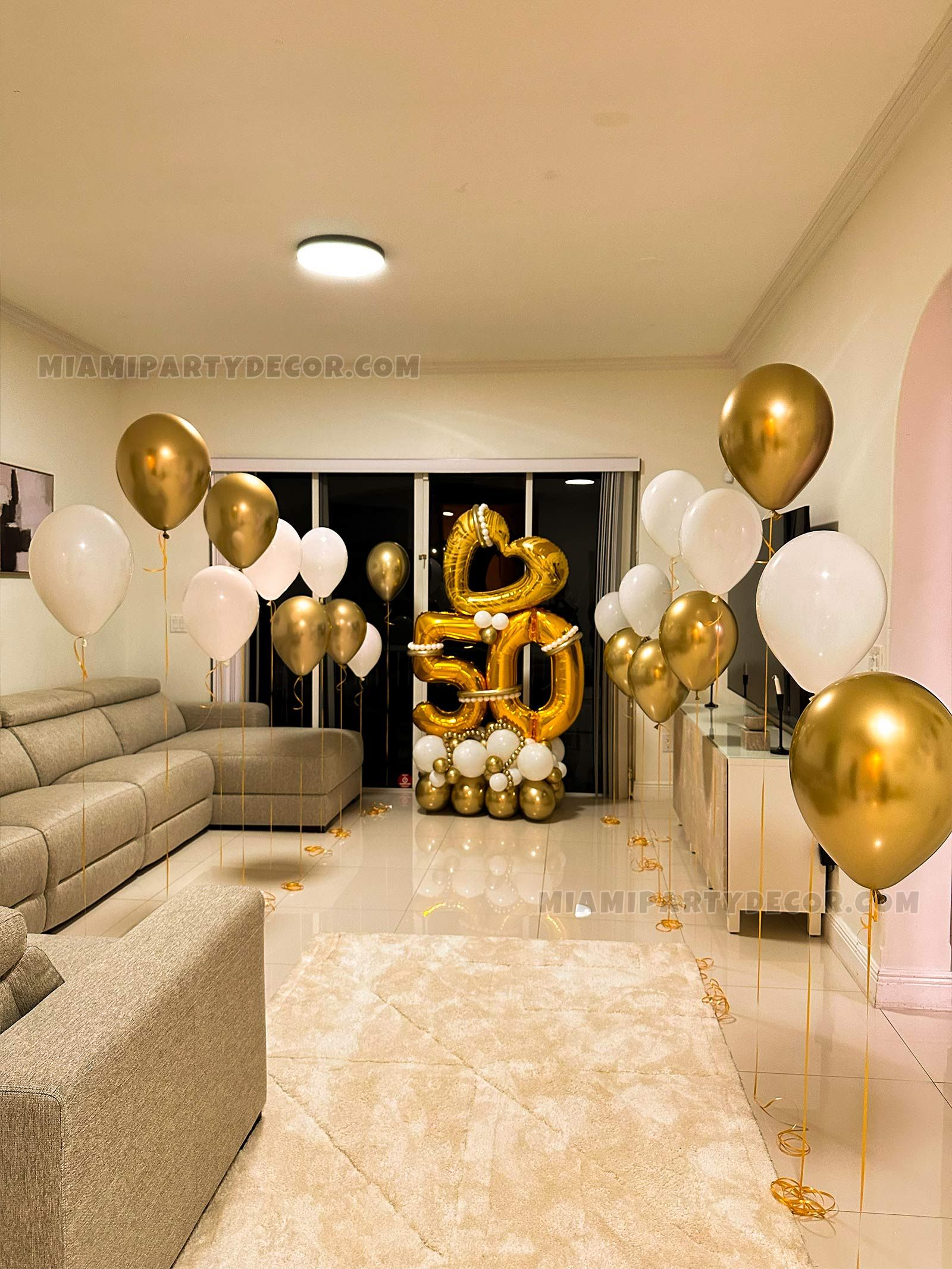 50th Birthday Party Decorations in Miami image 1