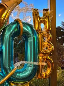 60th Birthday Balloon Bouquet Decor in Miami image 3