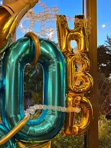 60th Birthday Balloon Bouquet Decor in Miami image 3