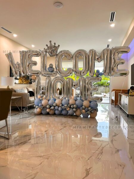 Welcome Home Decorations With Balloons