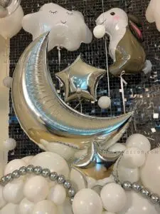 Newborn Welcome Decoration in Miami With Balloons image 1