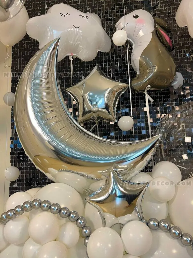 Newborn Welcome Decoration in Miami With Balloons image 1