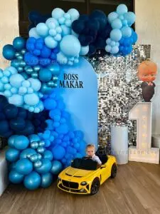First Birthday Backdrop for Boys in Miami image 1