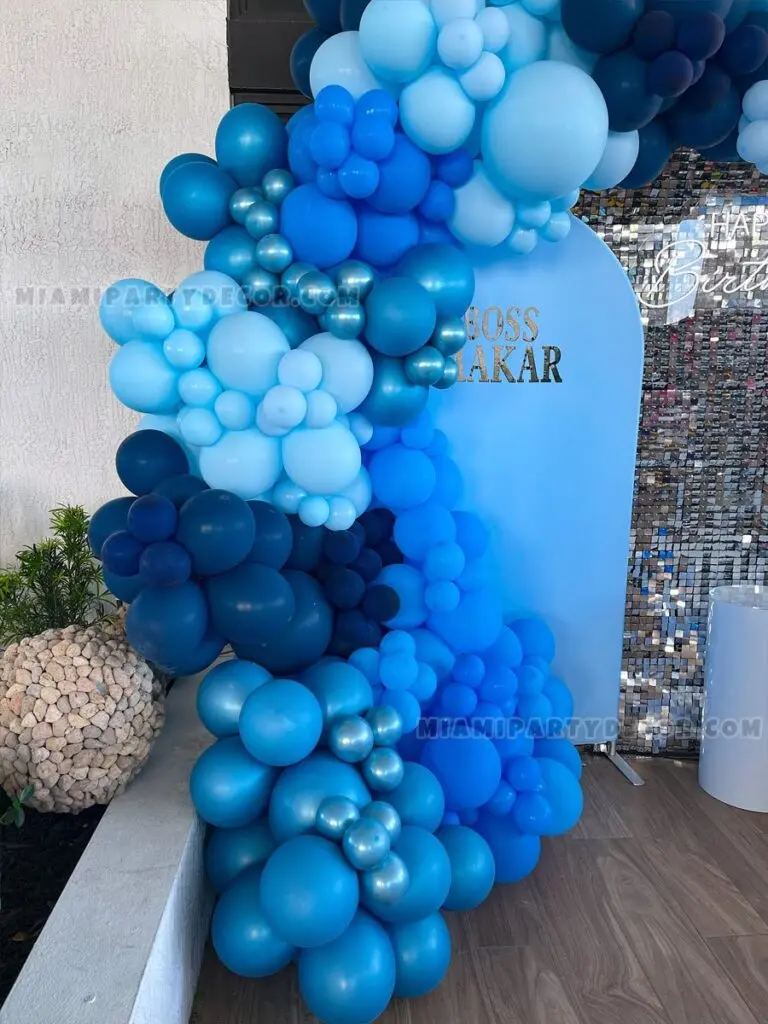 First Birthday Backdrop for Boys in Miami image 3