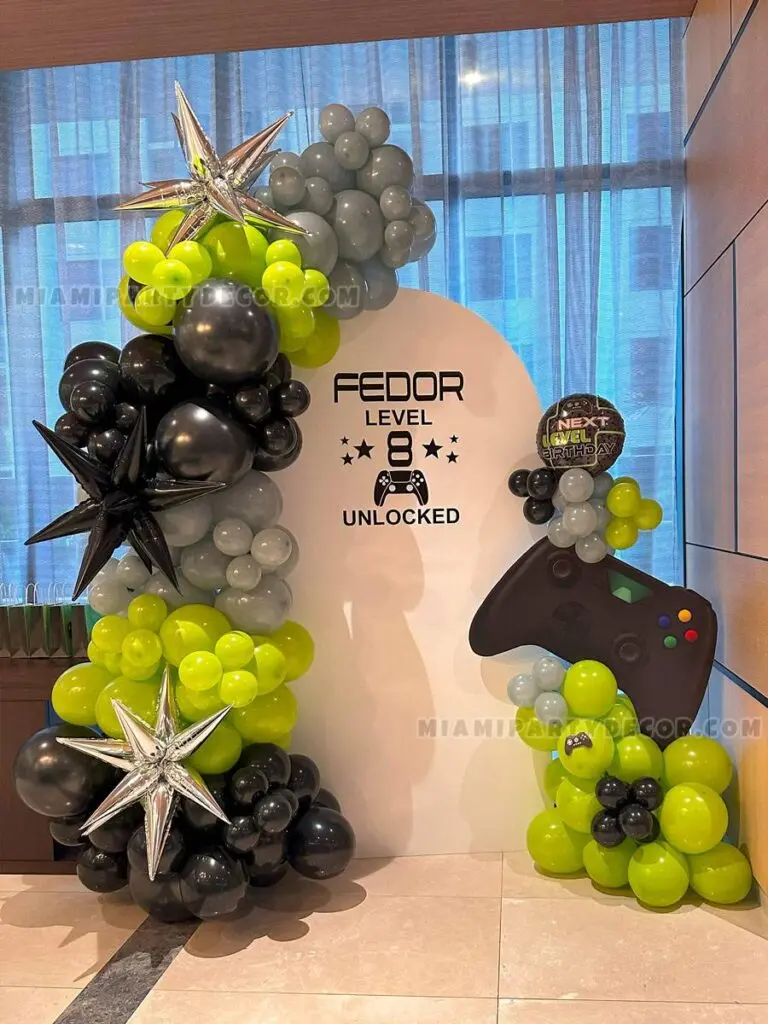 Video Game Party Decorations Backdrop in Miami image 1