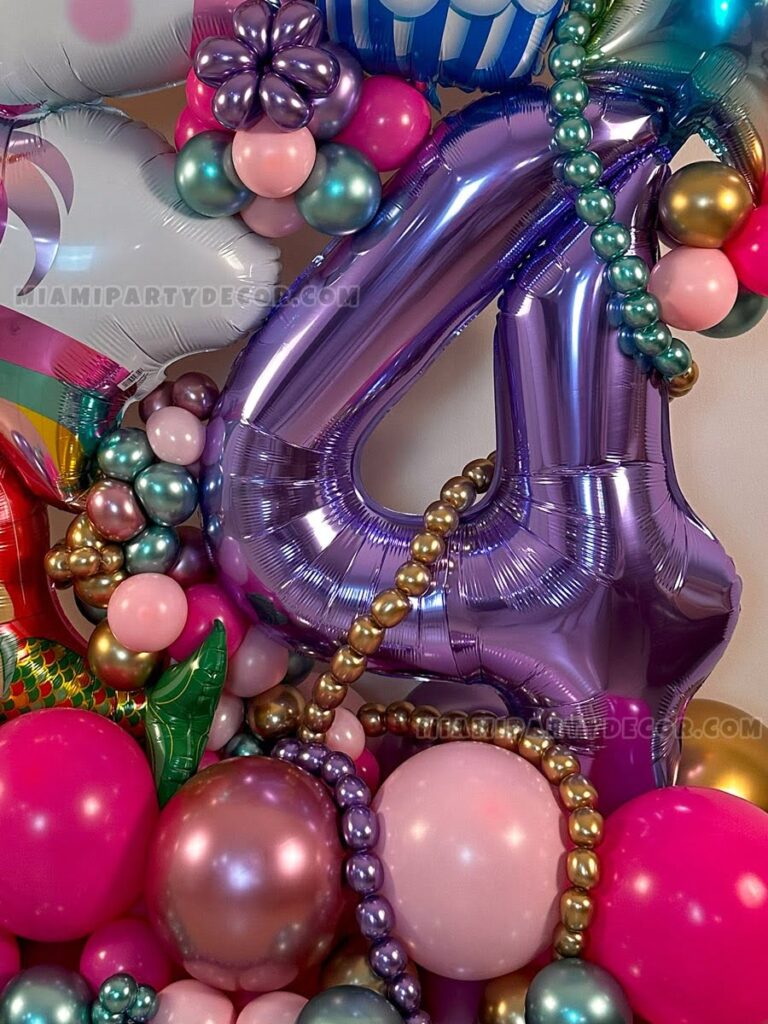 Birthday Balloon Arrangement in Miami for 4th Parties image 2