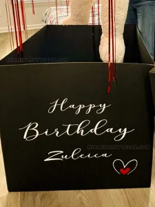 Birthday Balloon Surprise Box Setup in Miami image 2