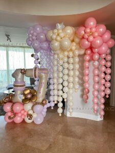 Birthday Balloon Setup in Miami | Daria Theme image 1