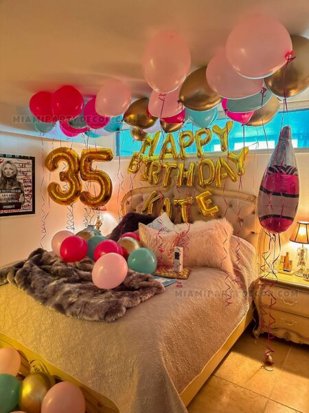 Birthday Fiesta – Balloons Room Decoration Miami