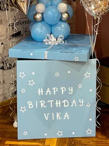 Gift Balloon Box Setup in Miami for Birthdays image 2