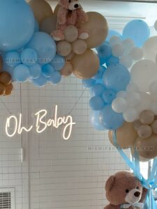 Teddy Bear Circle Backdrop for Baby Showers in Miami image 3