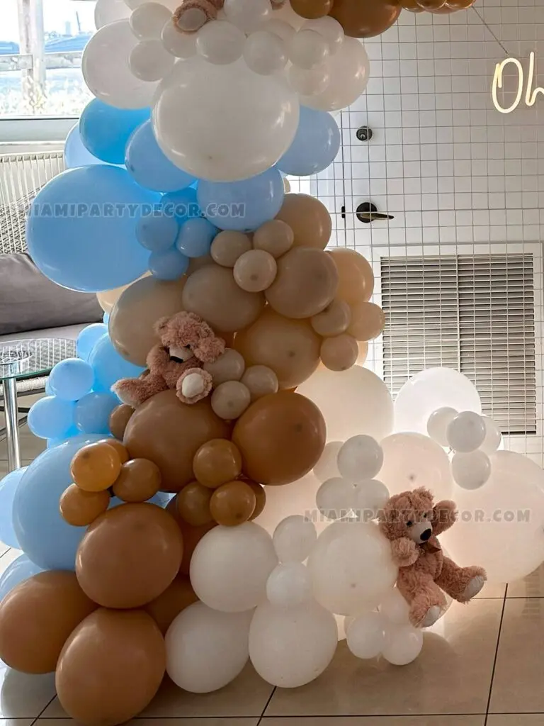 Teddy Bear Circle Backdrop for Baby Showers in Miami image 4