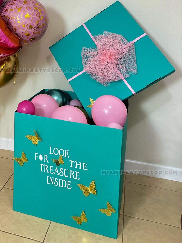 Birthday Balloon Surprise Box Setup in Miami image 3