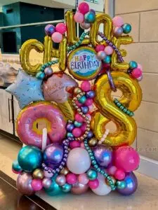 Birthday Candy Balloons Sculpture in Miami image 4