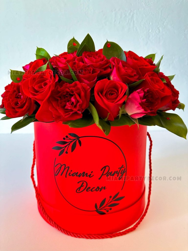 Birthday Flower And Balloon Gift Box in Miami image 2