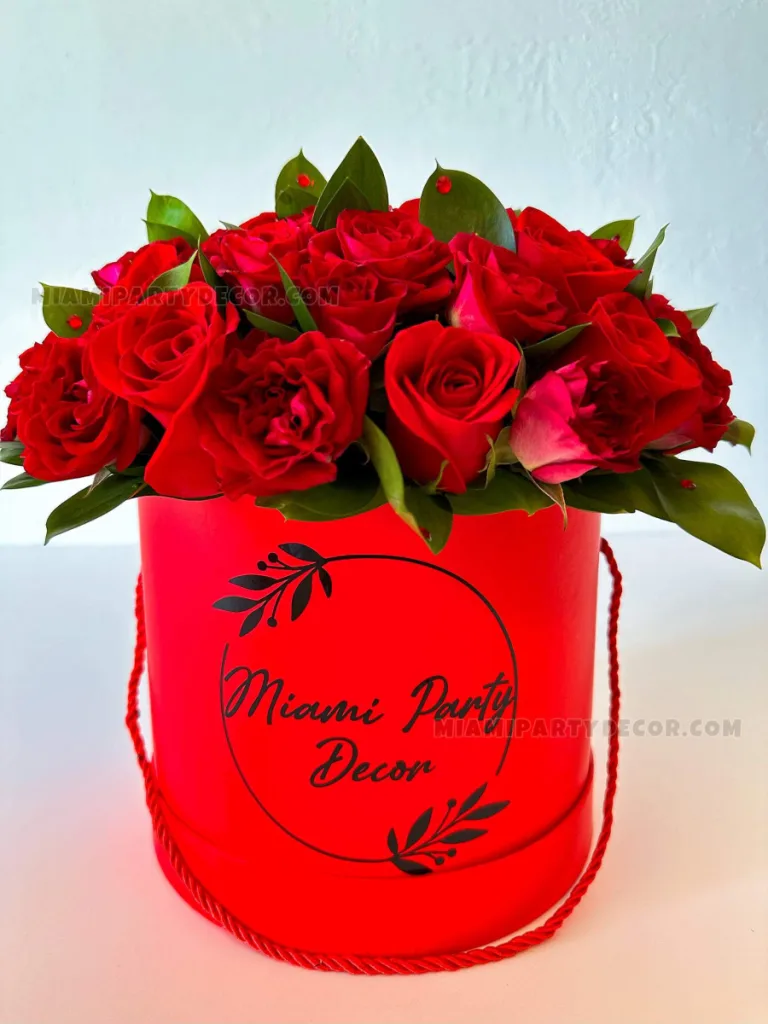 Birthday Flower And Balloon Gift Box in Miami image 2